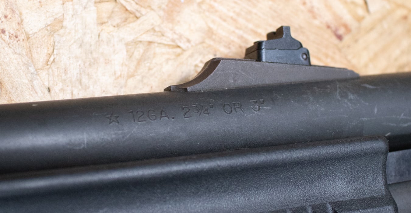 REMINGTON 870 Police Magnum 12 Gauge Police Trade-In Shotguns with Tactical Stock, Rifle Sights